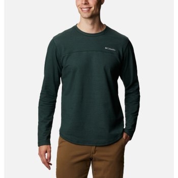 Columbia Rugged Ridge Long Sleeve Crew, Sudaderas Verdes Para Hombre | 203785-ZBT